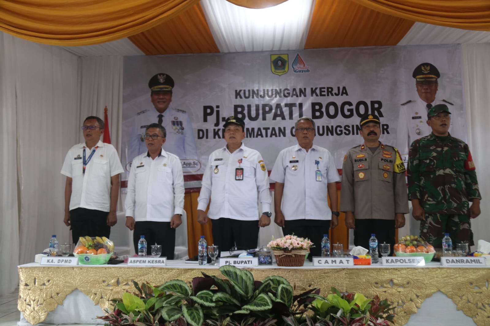 Pj. Bupati Bogor Turun Langsung ke Lapangan, Pantau Kondisi Kecamatan Rumpin dan Gunung Sindur