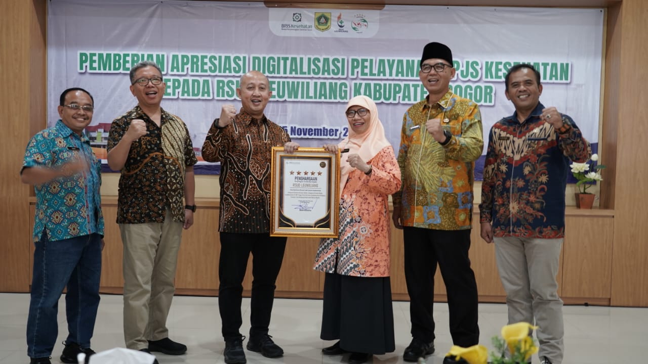 Hadirkan Layanan Kesehatan Berbasis Digital, RSUD Leuwiliang Sabet Penghargaan Tertinggi dari BPJS Kesehatan