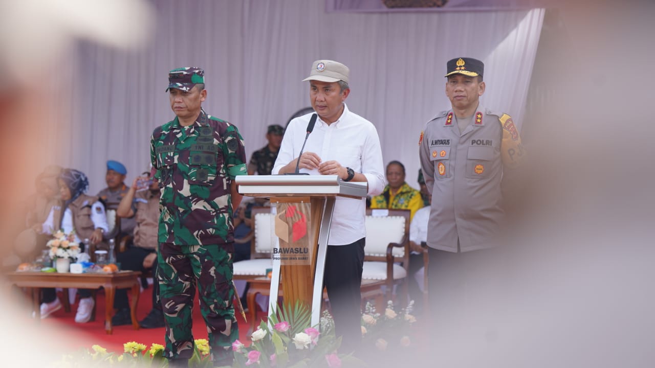 Komitmen Ciptakan Pilkada Damai, Melalui Apel Siaga siaga Masa Tenang, Pemungutan dan Penghitungan Suara