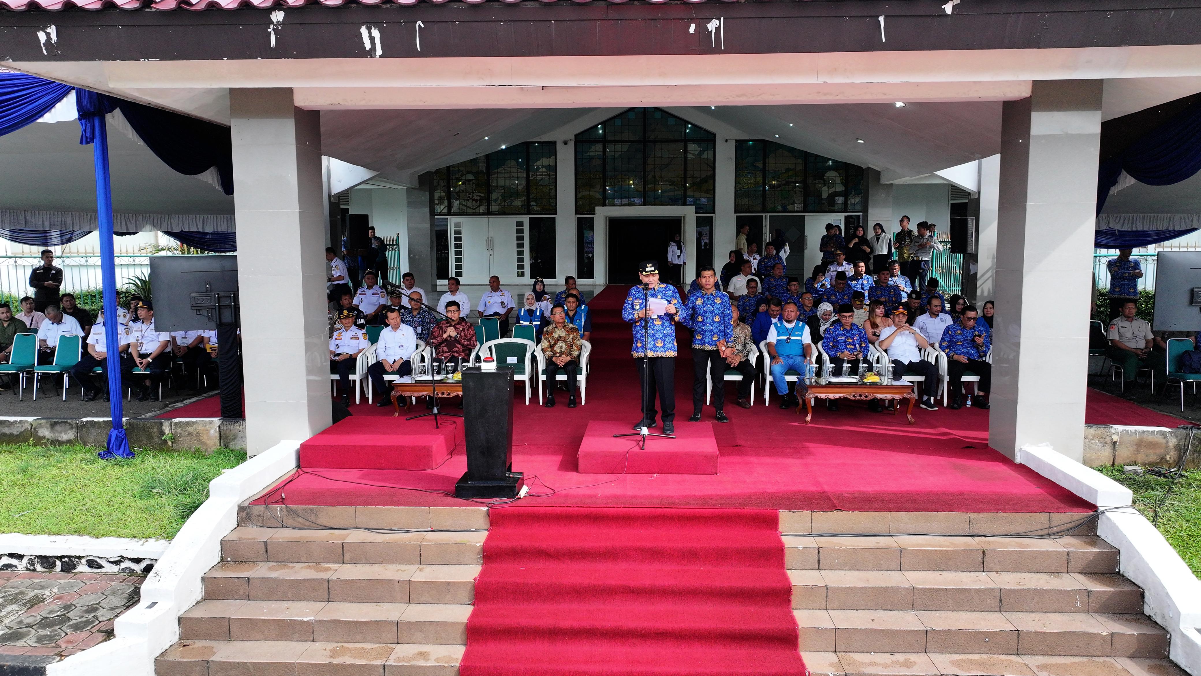 Matangkan Pengamanan Nataru, Pemkab Bogor Gelar Apel Ribuan Personel Disiagakan