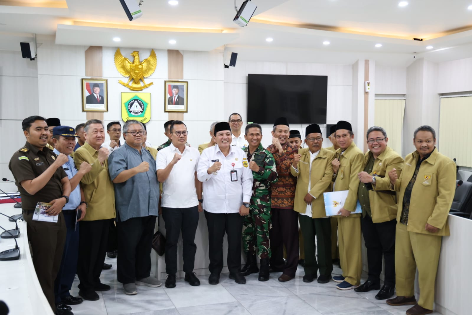 Pj. Bupati Bogor Bersama Forkopimda dan FKUB Berkomitmen Jaga Kondusifitas Kabupaten Bogor