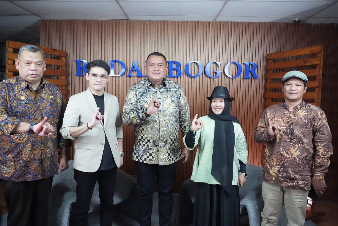 Temui Pimpinan Redaksi, Rudy Susmanto Ajak Media Dukung Program Pembangunan Kabupaten Bogor