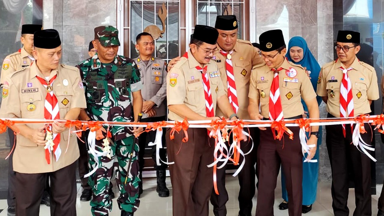 Rudy Susmanto Buka Pelatihan Platform Digital Bagi 1.000 Wirausahawan Muda Pramuka dan Resmikan Revitalisasi Gedung Pramuka  Kwartir Cabang Kabupaten Bogor
