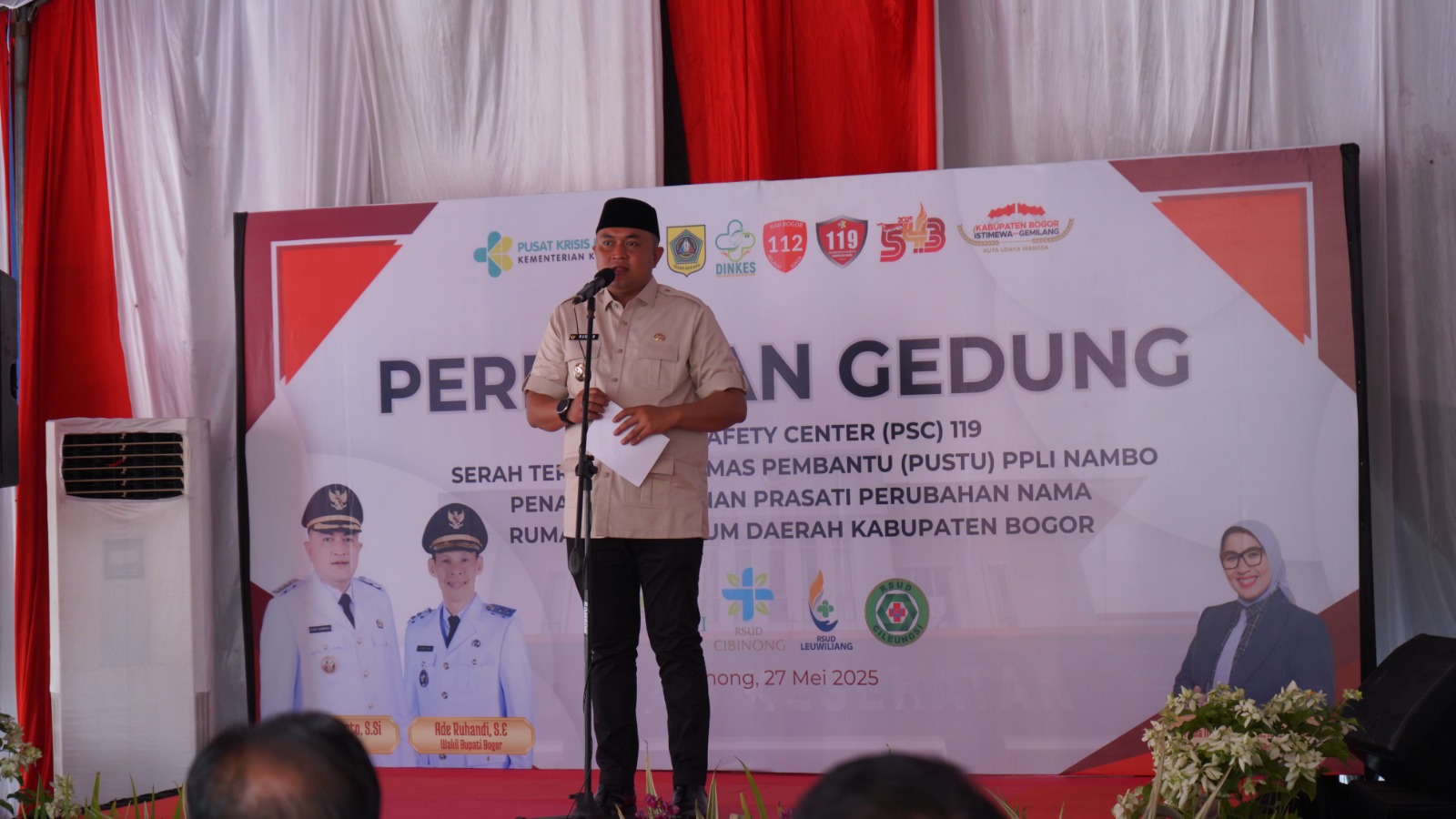 Bupati Bogor Rudy Susmanto Resmikan PSC 119 Untuk Perkuat Layanan Kesehatan Terpadu