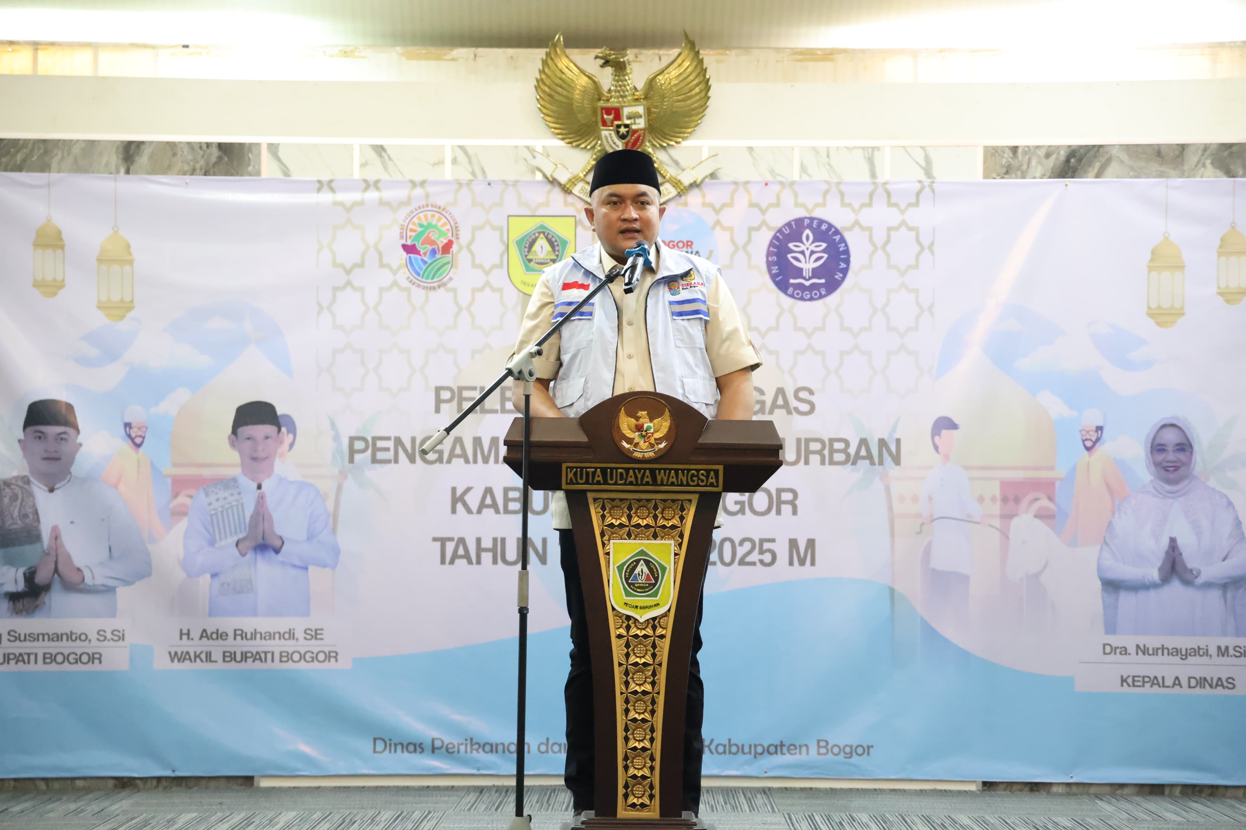 Bupati Bogor Rudy Susmato Mengerahkan 224 Petugas Pengamanan Hewan Kurban Jelang Idul Adha 1446 H