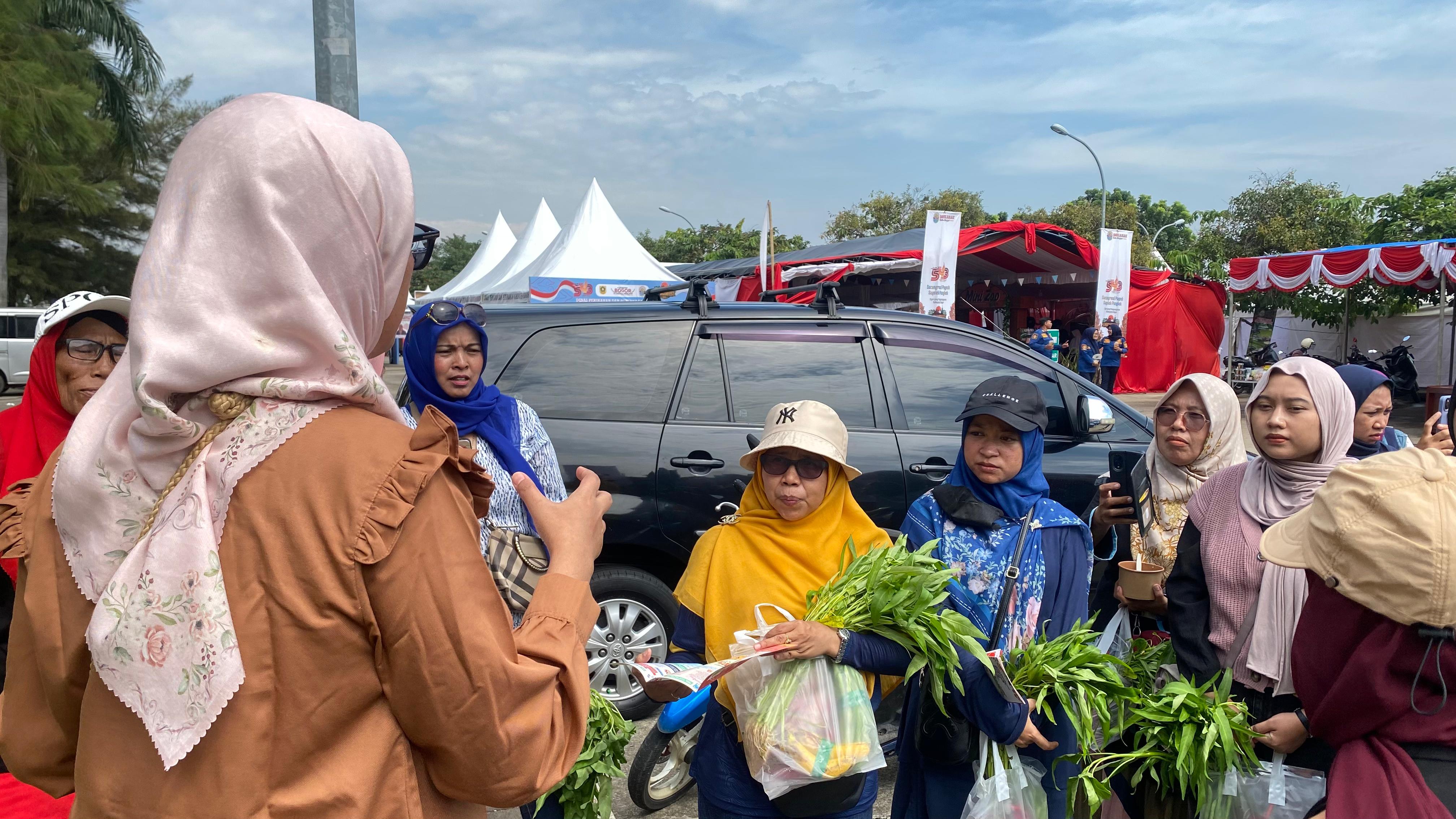 Dinas Ketahanan Pangan Kabupaten Bogor Ajak Warga Cintai Pangan Lokal Lewat “BAGAS” di Kabogorfest 2025
