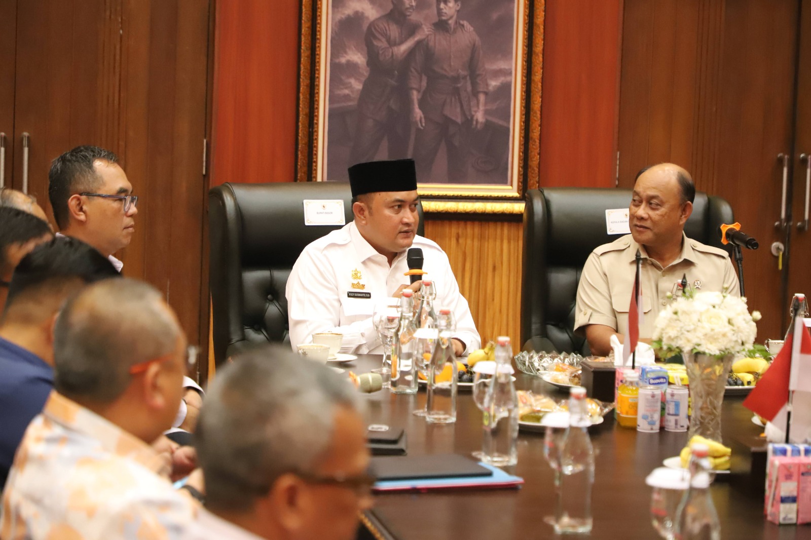 Komitmen lakukan percepatan Makan Bergizi Gratis, Bupati Bogor dan Kepala BGN sinergi dalam pemenuhan SPPG