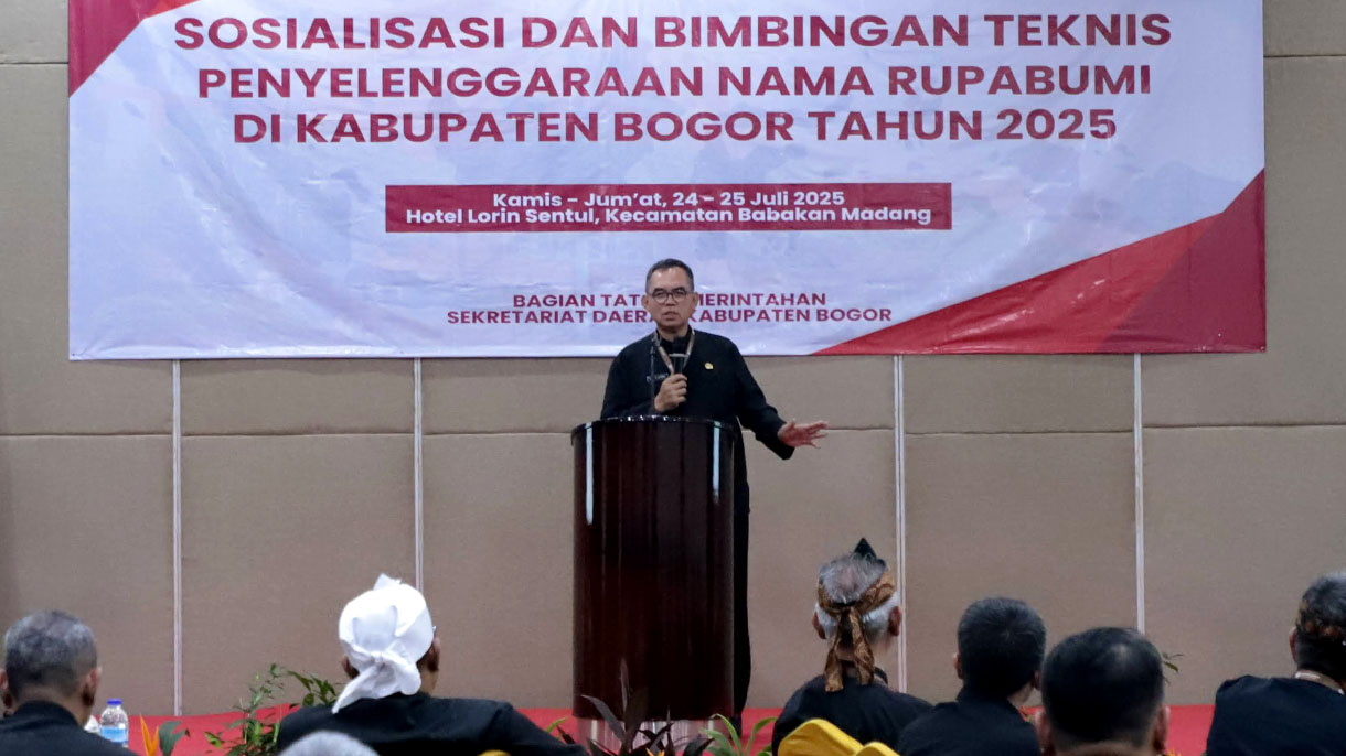 Pemkab Bogor Dorong Pembakuan Nama Rupabumi:  Identitas Daerah, Masa Depan Bangsa