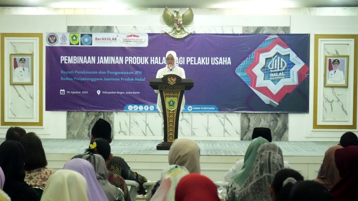 Menuju UMKM Berdaya Saing, Pemkab Bogor Gelar Pembinaan Sertifikasi Halal Gratis