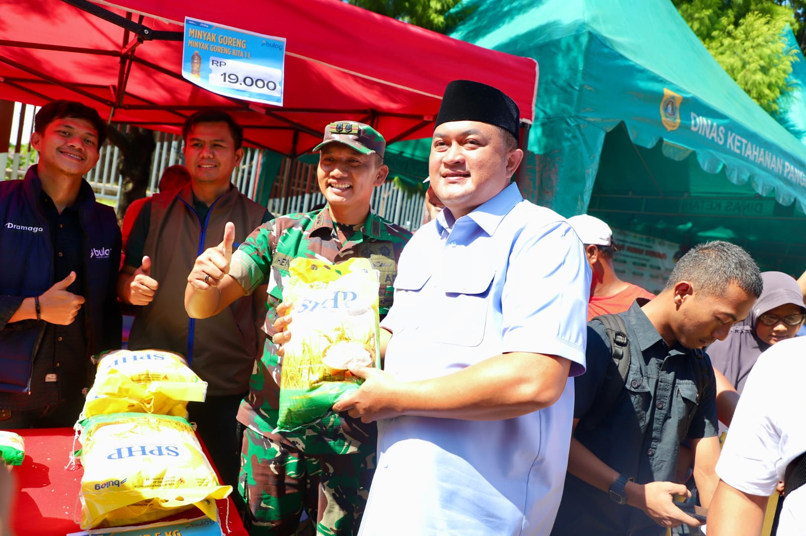 Bupati Bogor Apresiasi Gerakan Pangan Murah Serentak di 40 Kecamatan 120 Ton Beras Tersedia Untuk Masyarakat