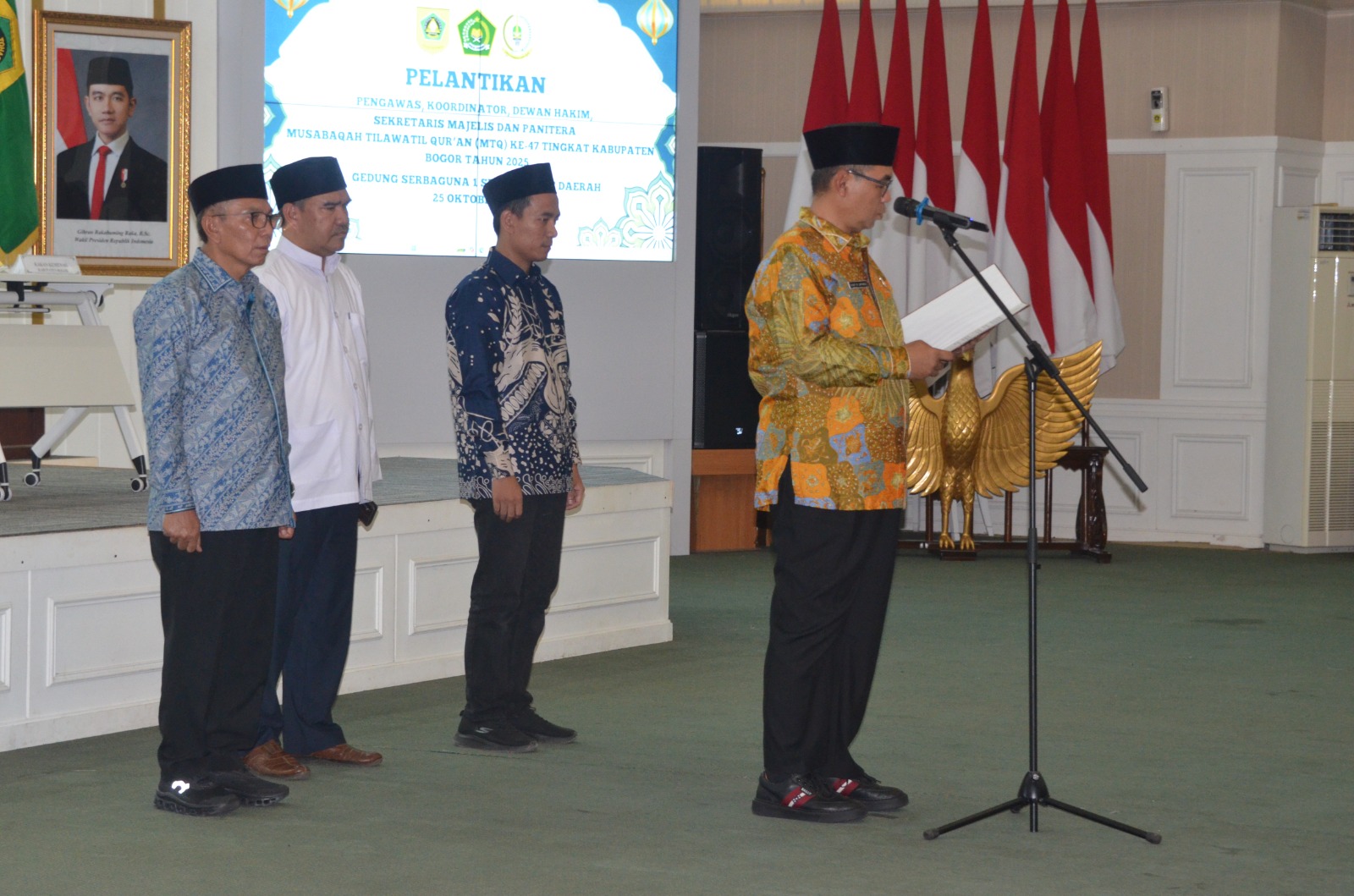Sekda Kabupaten Bogor Lantik Dewan Hakim MTQ ke-47, Dorong Integritas dan Kualitas dalam Membumikan Al-Qur’an