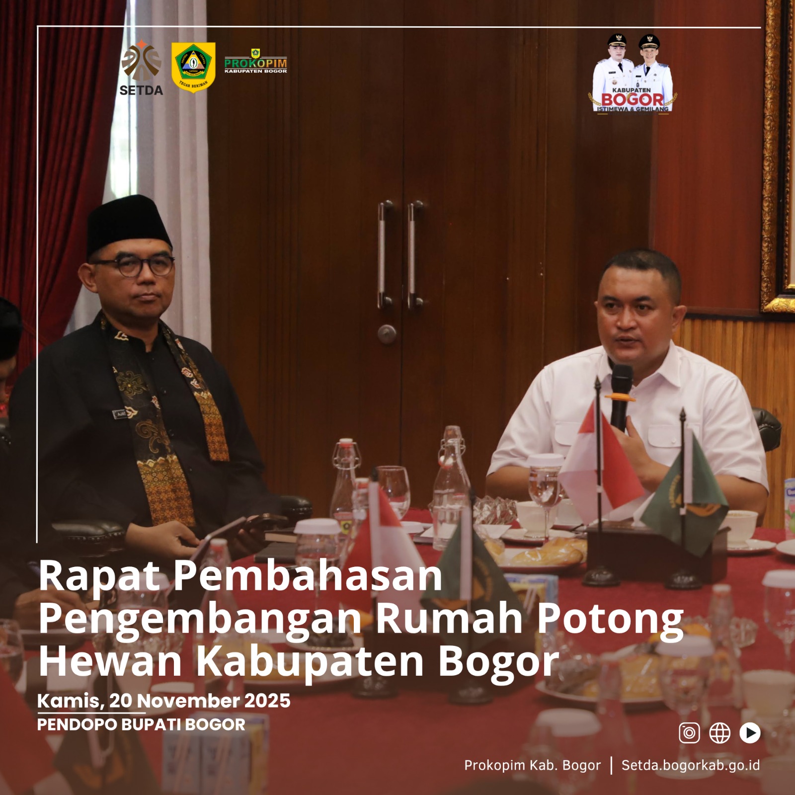 Bupati Bogor Akan Hadirkan RPH Berstandar Tinggi dan Satu-Satunya Bersertifikat Halal untuk Jaminan Keamanan Pangan Masyarakat