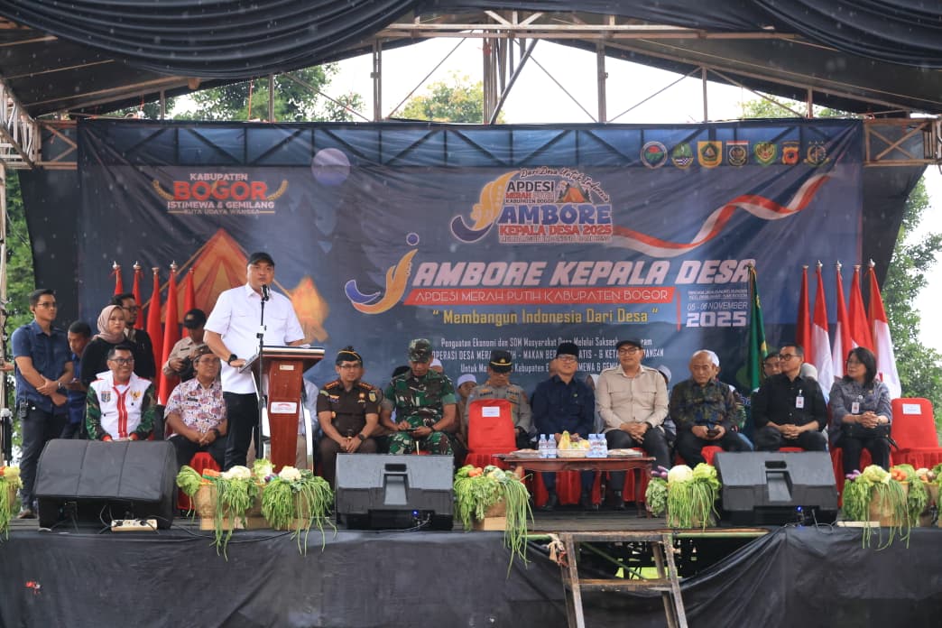 Pemkab Bogor Gelar Jambore Apdesi Merah Putih 2025, Perkuat Sinergi dan Peran Desa Dalam Mendukung Percepatan Pembangunan