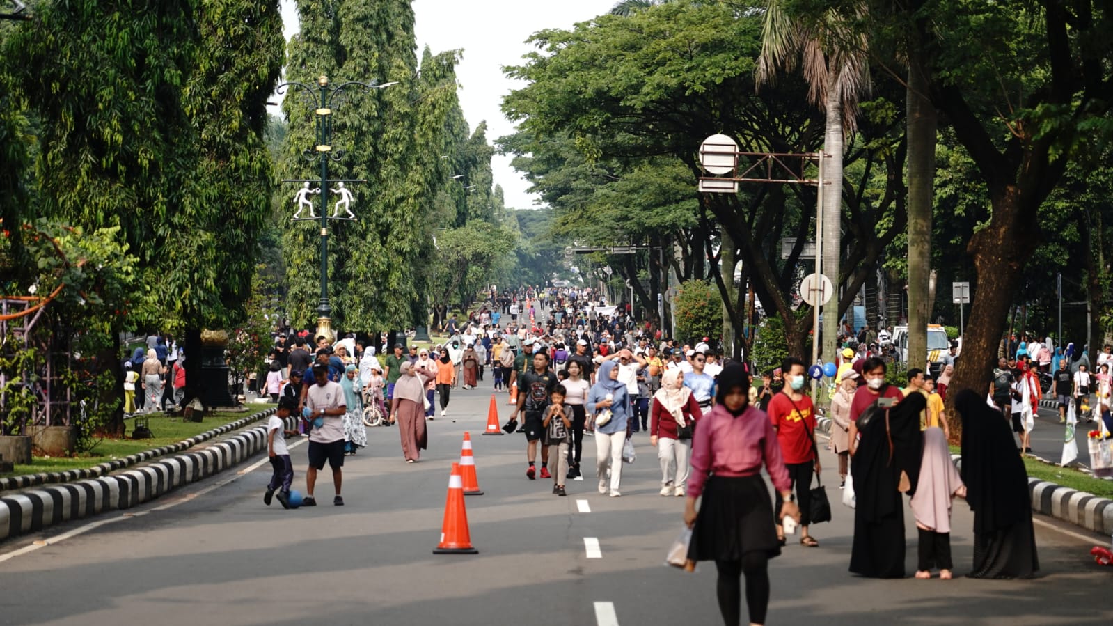 Masyarakat Sambut Baik Penutupan Empat Jalur di CFD Tegar Beriman, Aktivitas Semakin Nyaman dan Aman