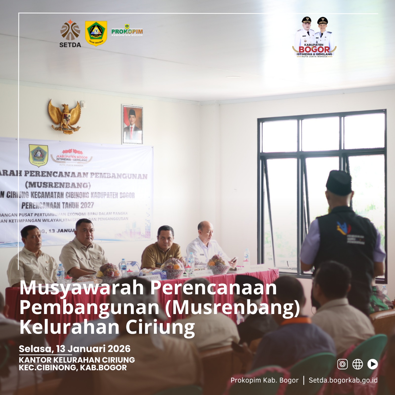 Rudy Susmanto Tegaskan Komitmen Penanganan Banjir dan Penghijauan di Musrenbang Kelurahan Ciriung