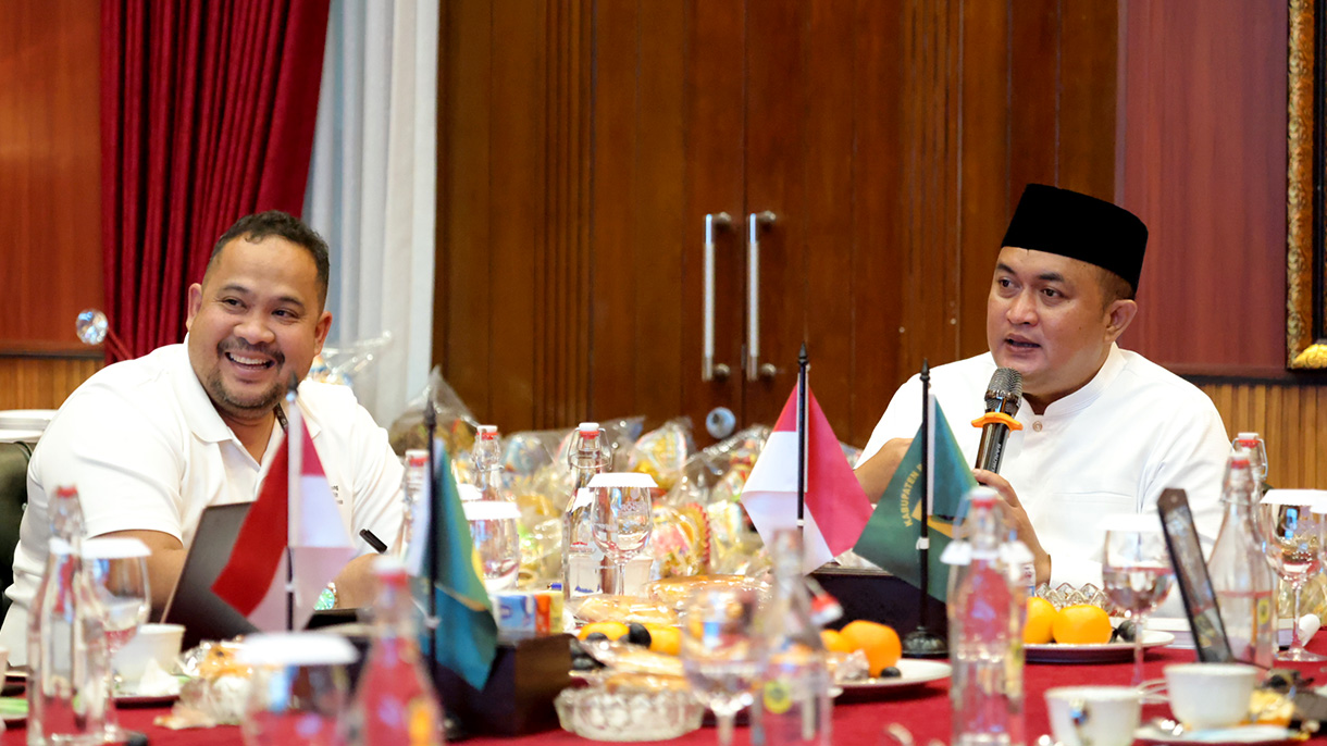 Perkuat Mitigasi Bencana,  Bupati Rudy Optimalkan Sinergi Pemkab Bogor dengan PMI