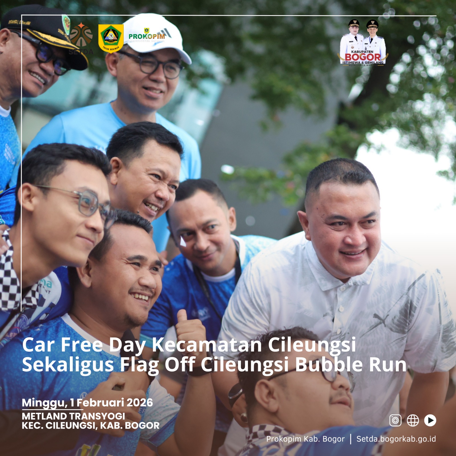 Rudy Susmanto Tegaskan Car Free Day Tak Terpusat di Cibinong