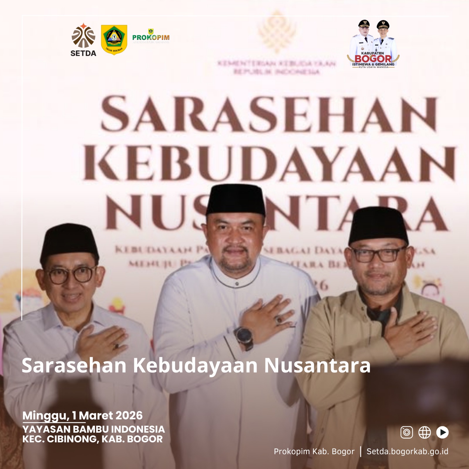 Bupati Bogor Dorong Sinergi Pusat dan Daerah dalam Merawat Warisan Budaya