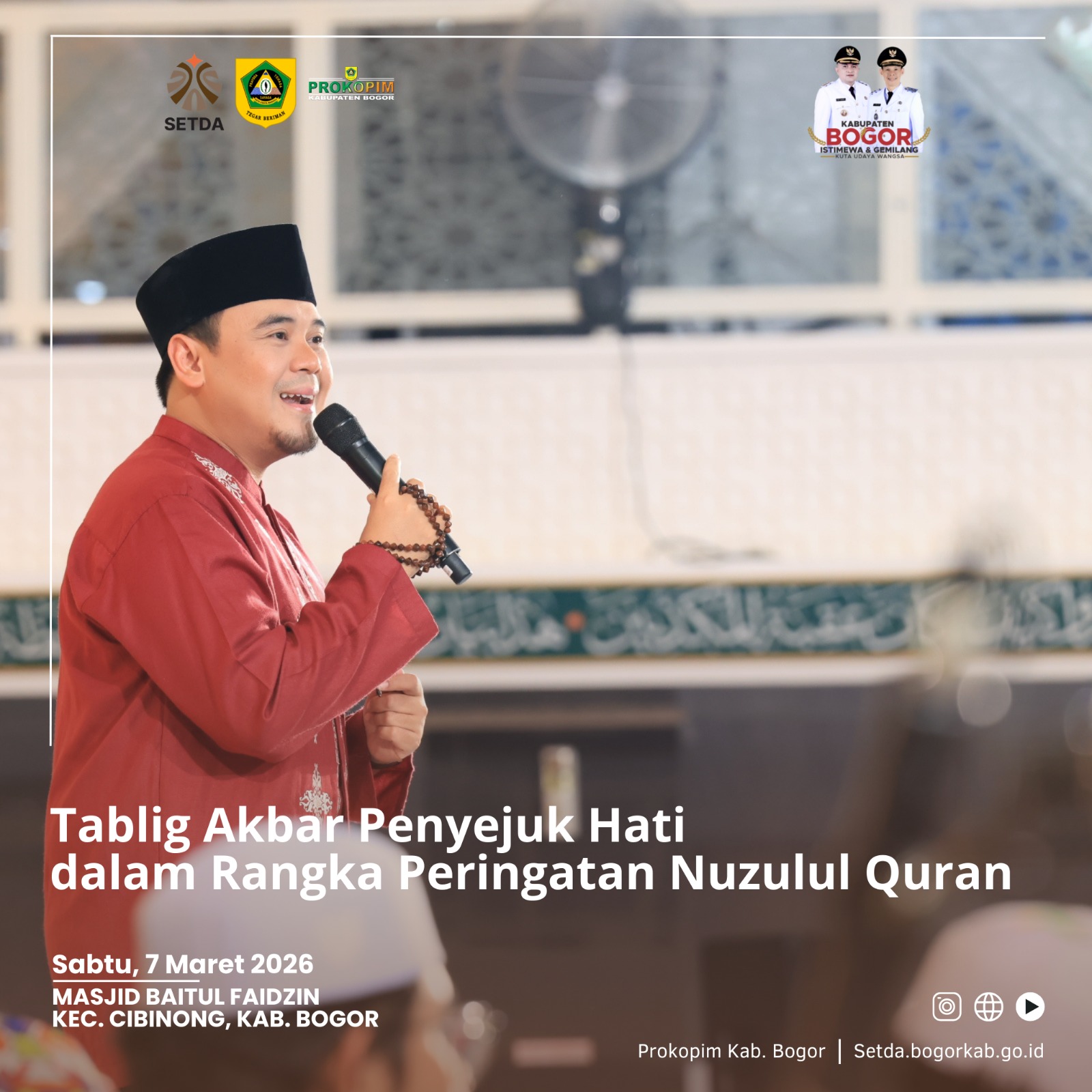 Peringatan Nuzulul Quran, Bupati Bogor Ajak Masyarakat Amalkan Nilai Al-Qur’an dalam Kehidupan