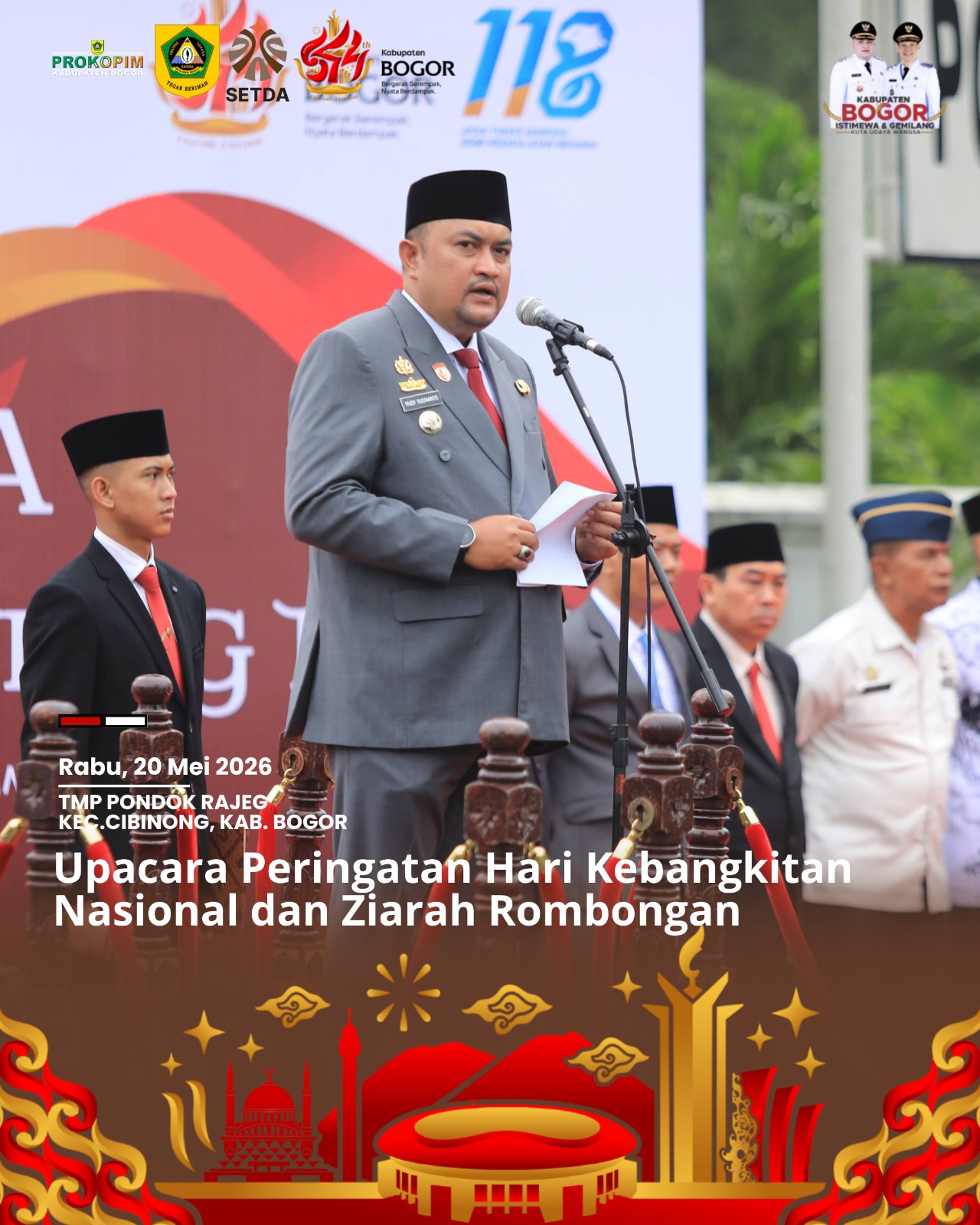 Rudy Susmanto Ajak Masyarakat Isi Kemerdekaan Dengan Hal Positif di Momentum Harkitnas ke-118