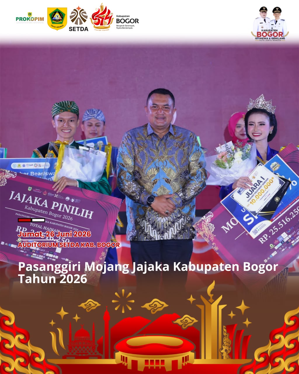 Rudy Susmanto Dorong Mojang Jajaka Kabupaten Bogor Jadi Ujung Tombak Promosi Budaya dan Pariwisata