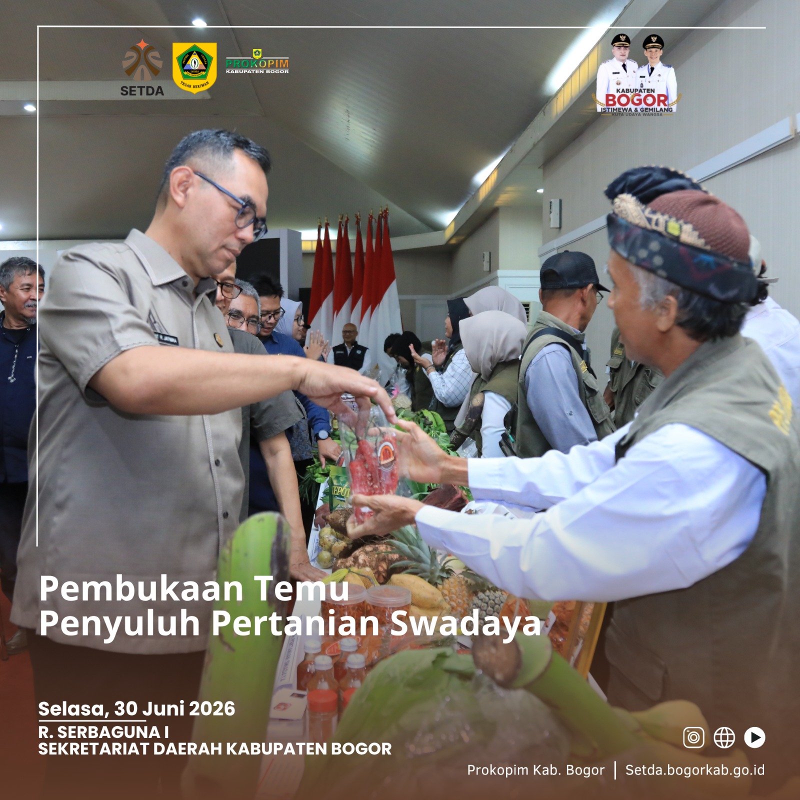 Bangun Pertanian Modern, Pemkab Bogor Perkuat Peran Penyuluh
