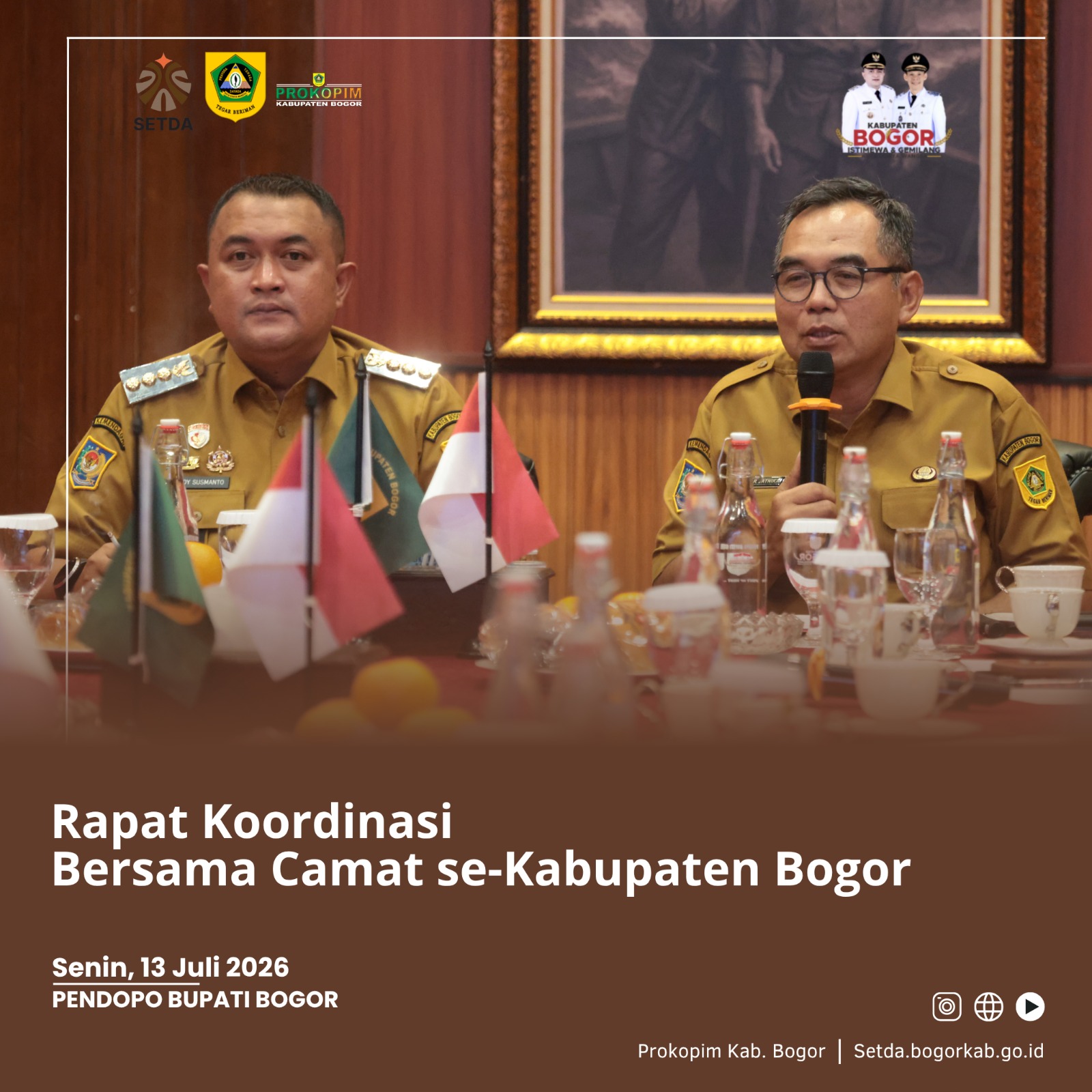 Rudy Susmanto Tegaskan Camat Adalah Ujung Tombak Pembangunan dan Representasi Bupati di Wilayah