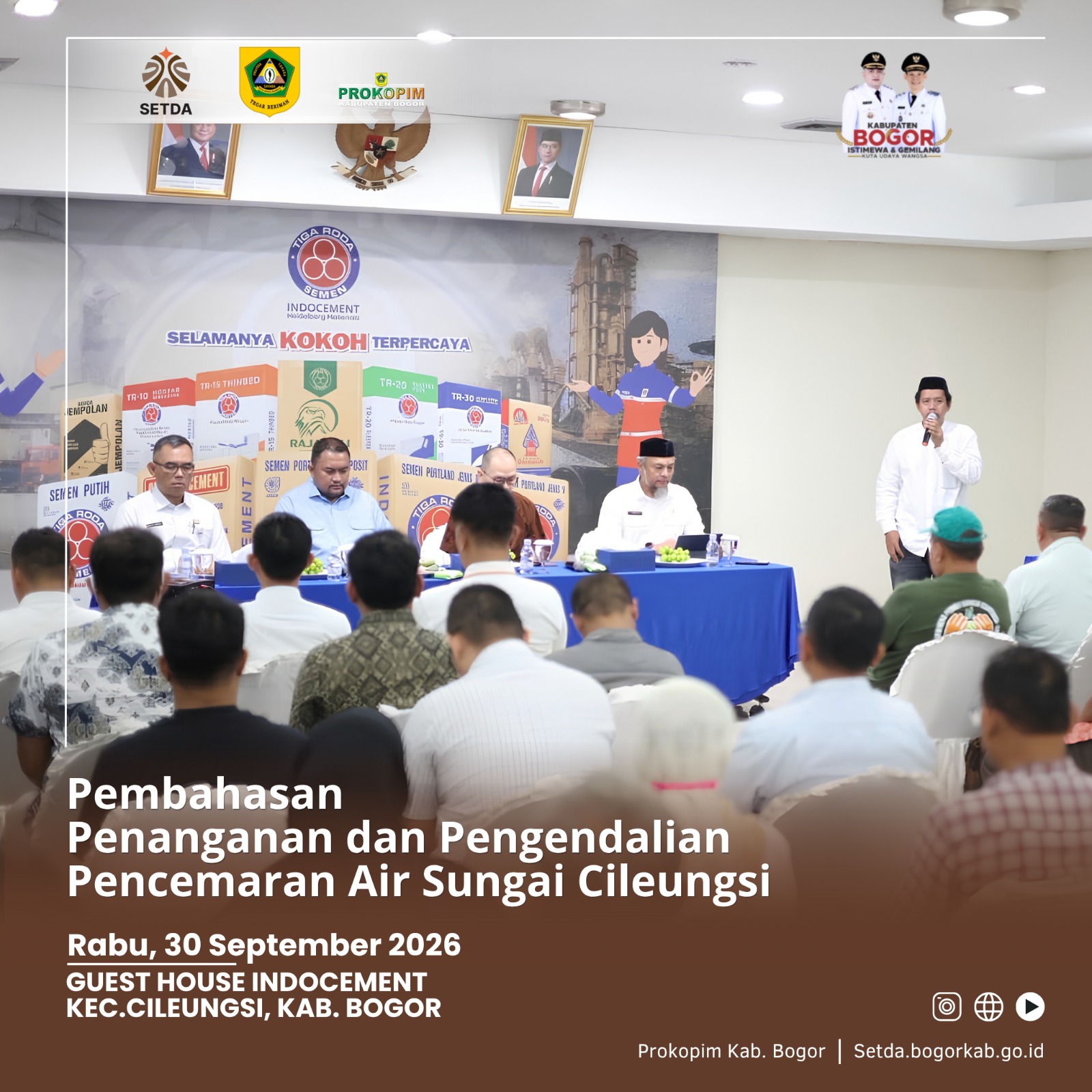Rudy Susmanto Ajak 27 Perusahaan Bersama-sama Benahi Sungai Cileungsi