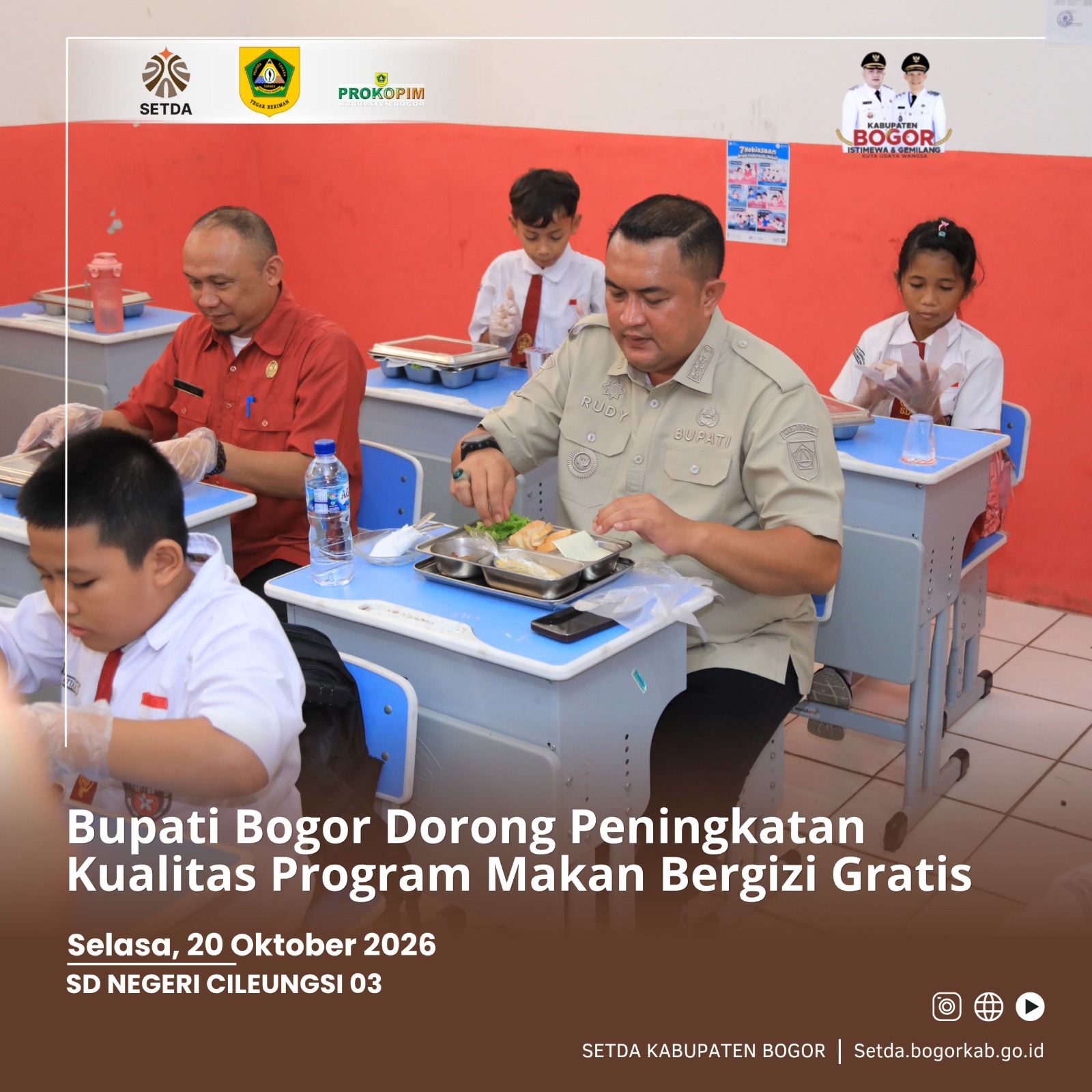 Tak Hanya Penuhi Gizi Anak, Rudy Susmanto Sebut MBG Gerakan Ekonomi Masyarakat