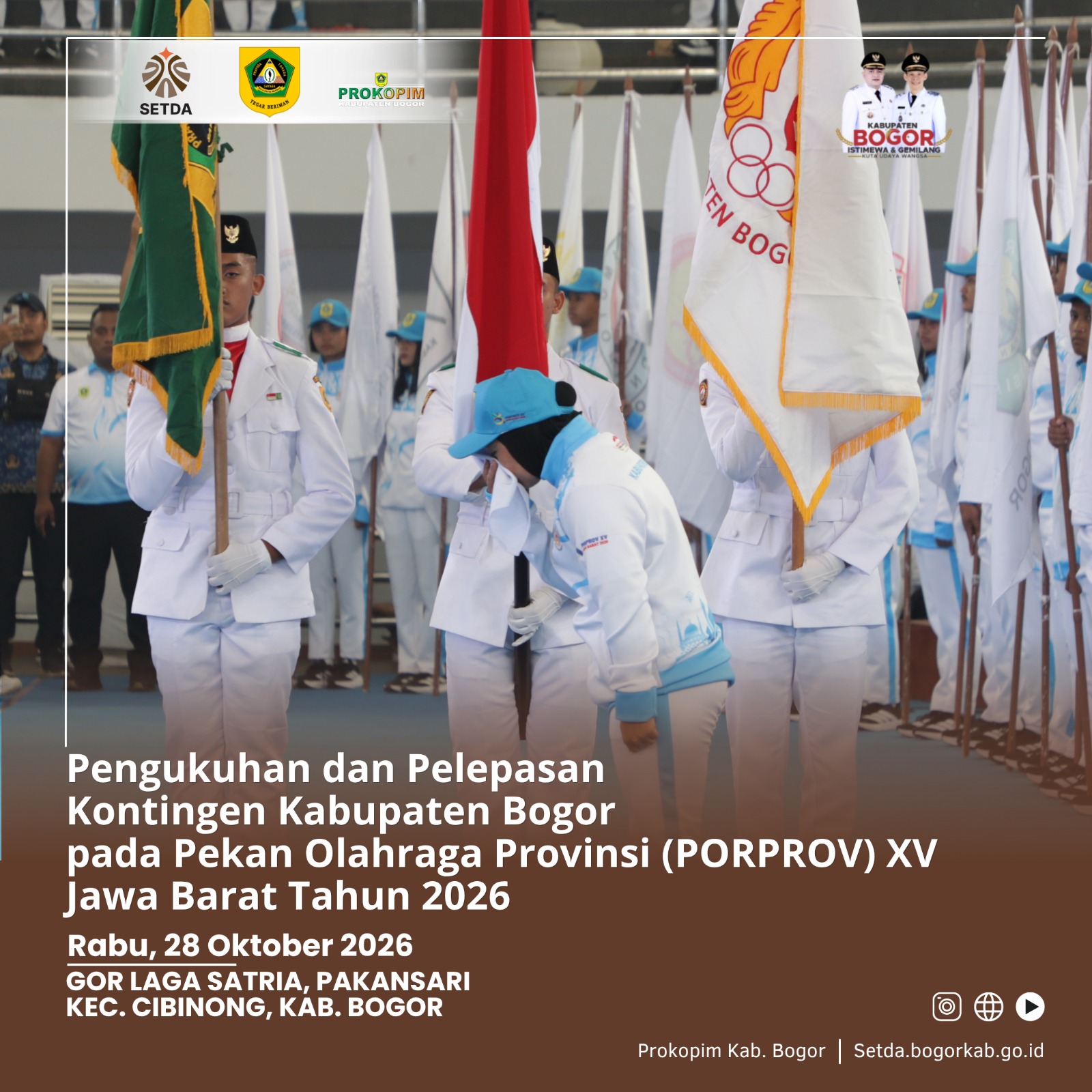 Rudy Susmanto Kobarkan Semangat 946 Atlet, Bidik Juara Umum Porprov XV Jabar