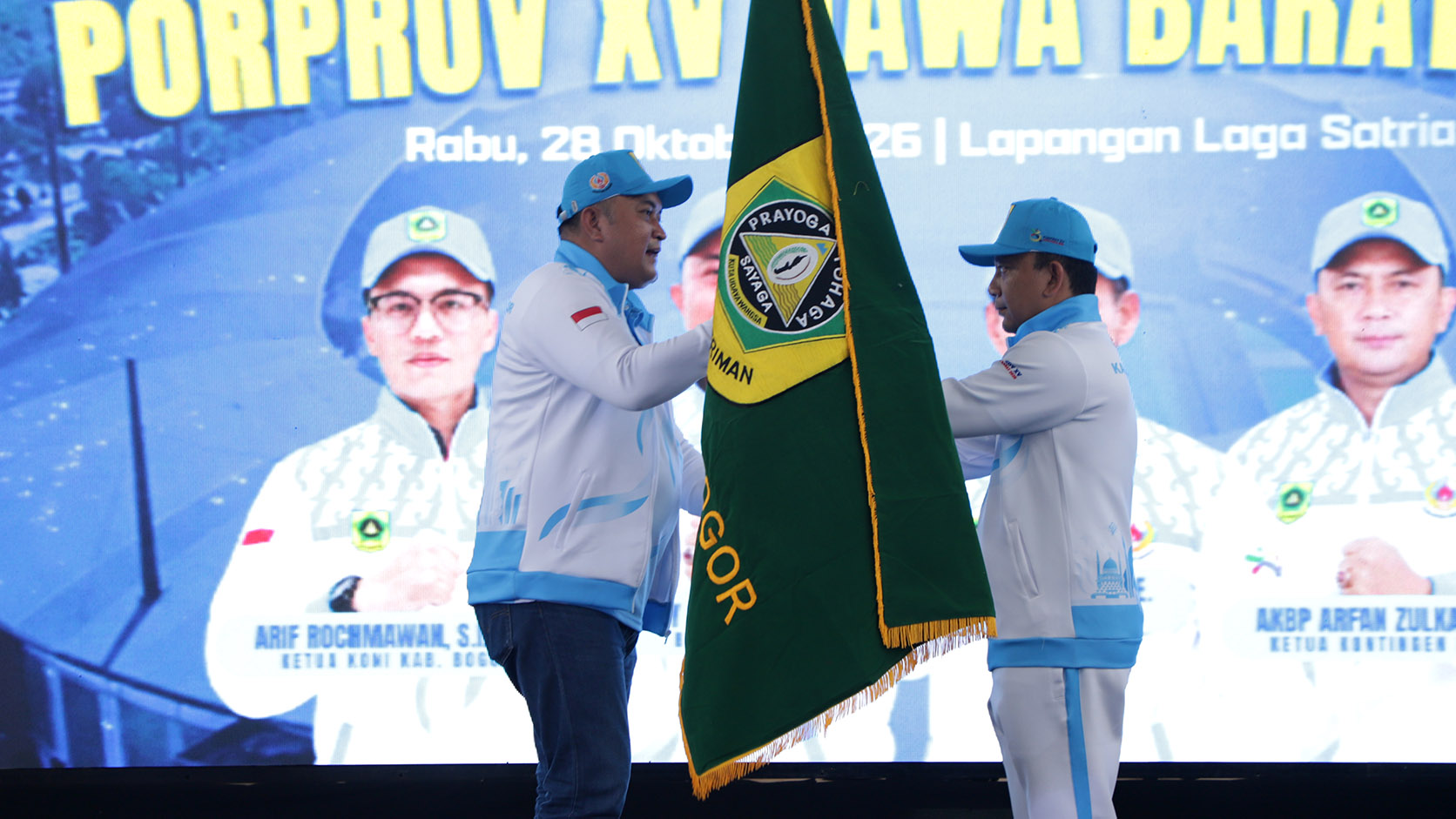 Bupati Bogor Lepas 954 Atlet Kabupaten Bogor Ke PORPROV XV JABAR